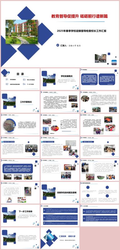 图片[1]-2025年春季学校迎接教育督导检查校长工作汇报24页PPT-彤彤教务资料网